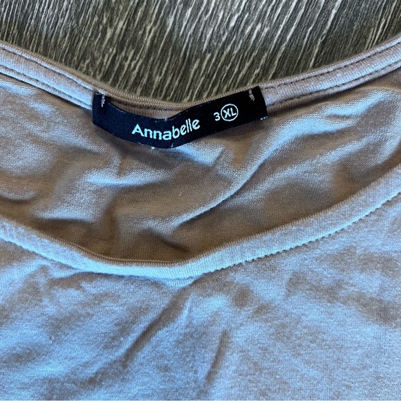 ANNABELLE Super Soft Maxi Dress | Plus Size 3X | 3/4 Sleeves, Pockets, Hi-Lo Hem - Picture 10 of 11